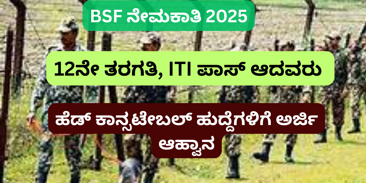BSF ನೇಮಕಾತಿ 2025